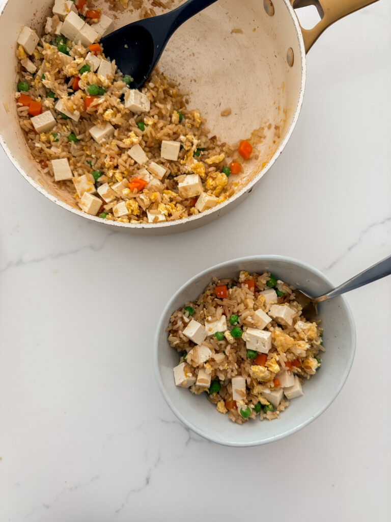 Easy Tofu Fried Rice